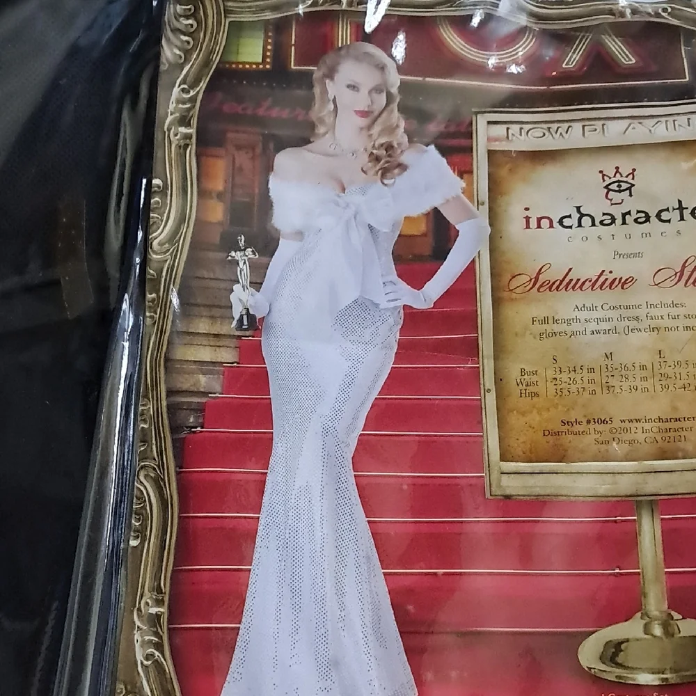 InCharacter Seductive Starlet Womens Costume - Picture 8 of 9